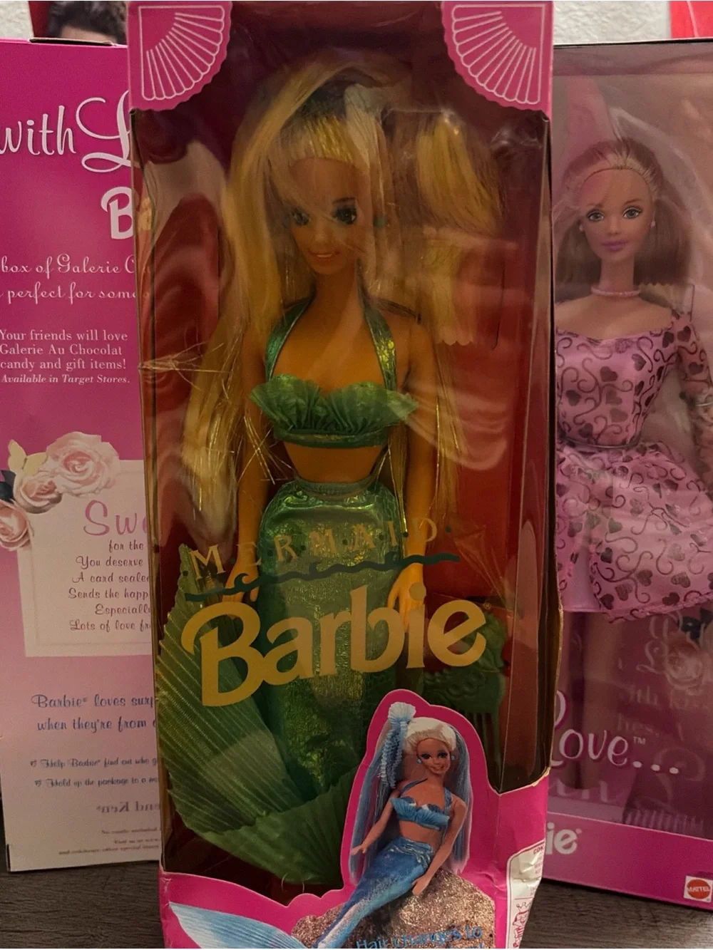 Barbie Mermaid First Edition Mattel Vintage 90's #1434 Changing Color Hair